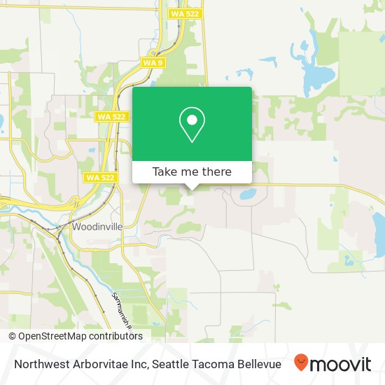 Northwest Arborvitae Inc map