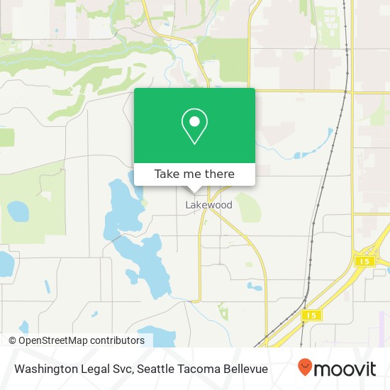 Mapa de Washington Legal Svc