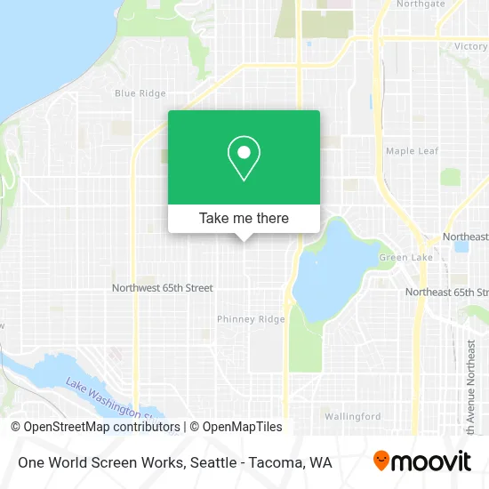 One World Screen Works map