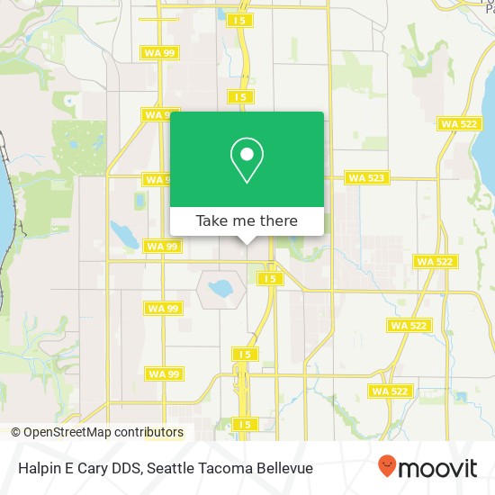 Halpin E Cary DDS map