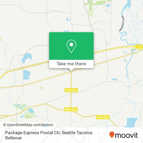 Package Express Postal Ctr map