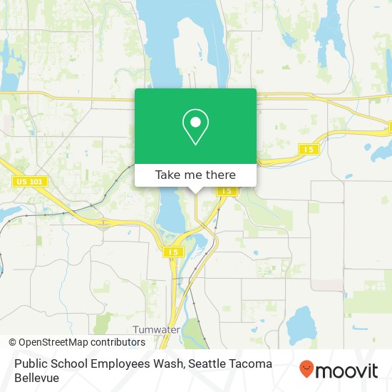 Mapa de Public School Employees Wash