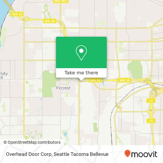 Mapa de Overhead Door Corp