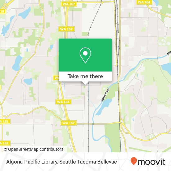 Algona-Pacific Library map