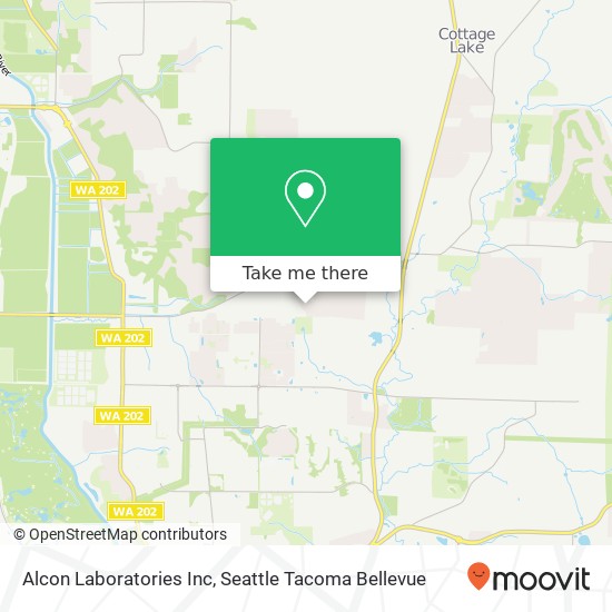 Mapa de Alcon Laboratories Inc