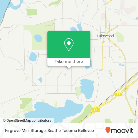 Firgrove Mini Storage map