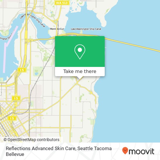Reflections Advanced Skin Care map