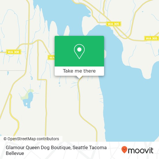 Glamour Queen Dog Boutique map