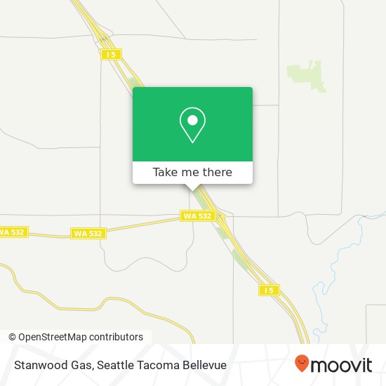 Mapa de Stanwood Gas