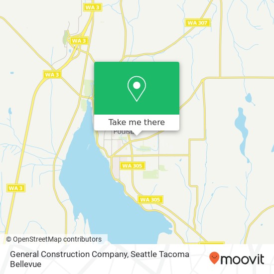 General Construction Company map