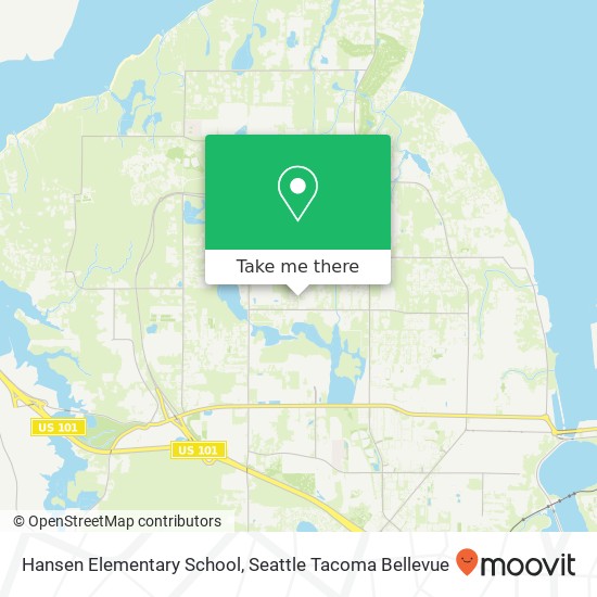 Hansen Elementary School map