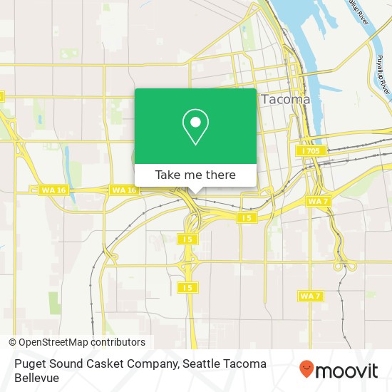 Puget Sound Casket Company map