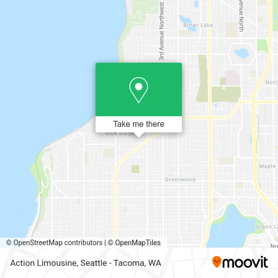 Mapa de Action Limousine