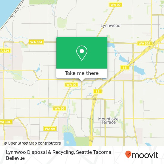 Lynnwoo Disposal & Recycling map