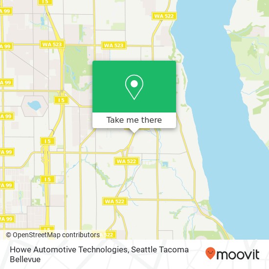 Howe Automotive Technologies map