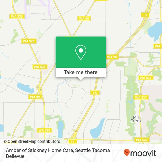 Amber of Stickney Home Care map