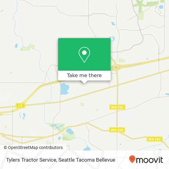 Mapa de Tylers Tractor Service