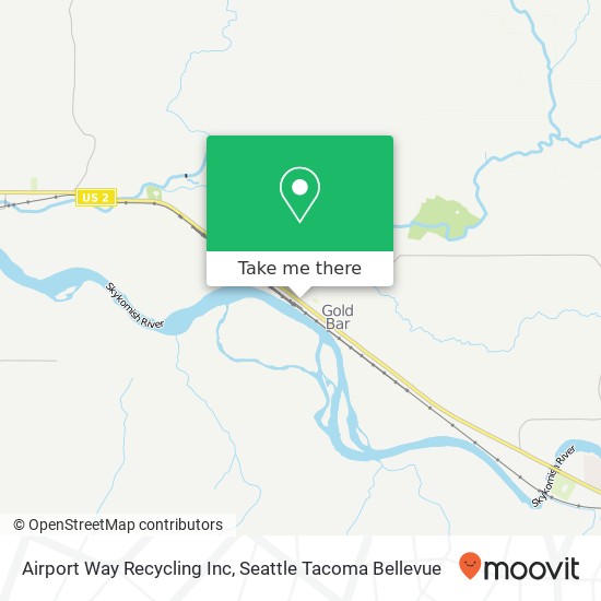 Airport Way Recycling Inc map