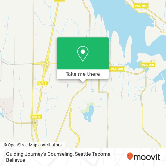 Mapa de Guiding Journey's Counseling