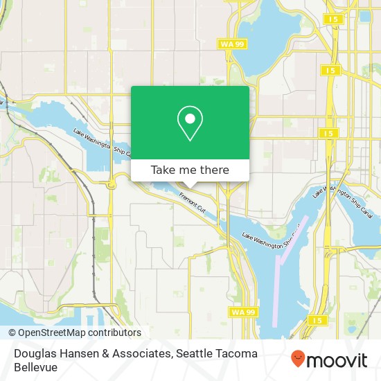 Douglas Hansen & Associates map