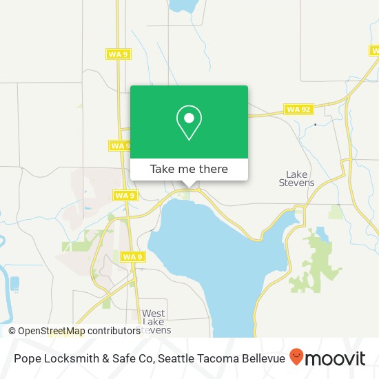 Mapa de Pope Locksmith & Safe Co