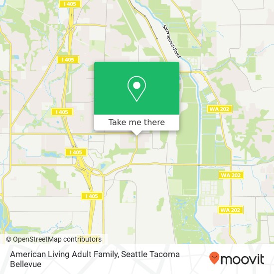 Mapa de American Living Adult Family