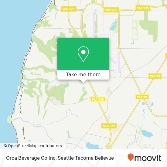 Orca Beverage Co Inc map