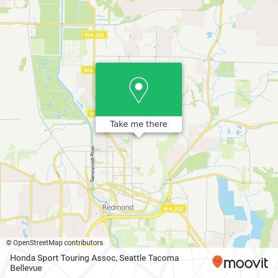 Honda Sport Touring Assoc map
