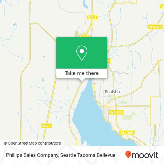 Mapa de Phillips Sales Company