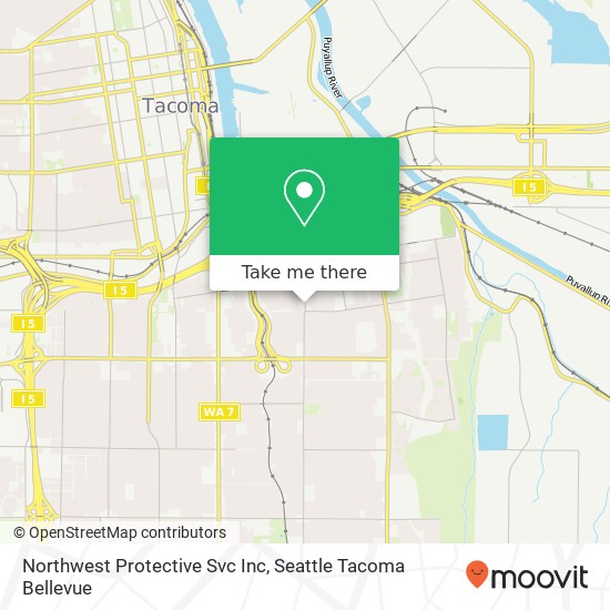 Mapa de Northwest Protective Svc Inc
