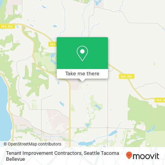 Tenant Improvement Contractors map