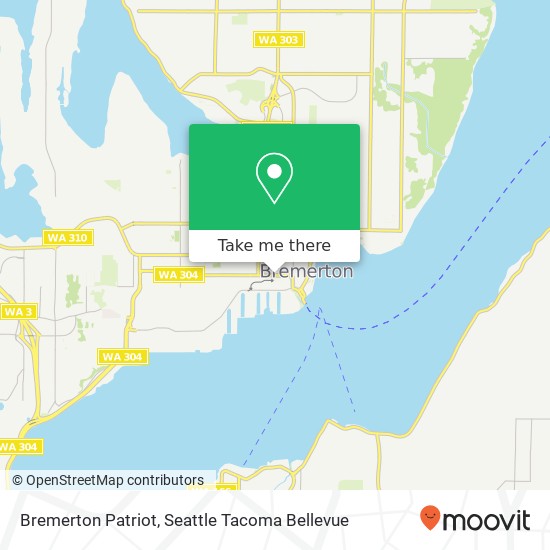 Mapa de Bremerton Patriot