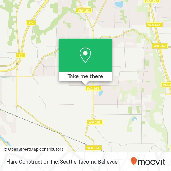 Flare Construction Inc map