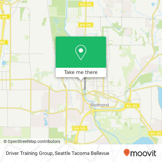 Driver Training Group map