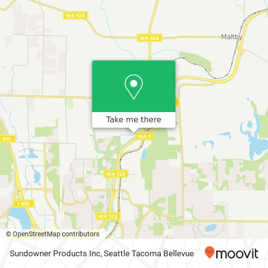 Sundowner Products Inc map