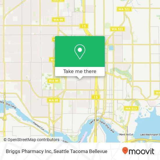 Mapa de Briggs Pharmacy Inc