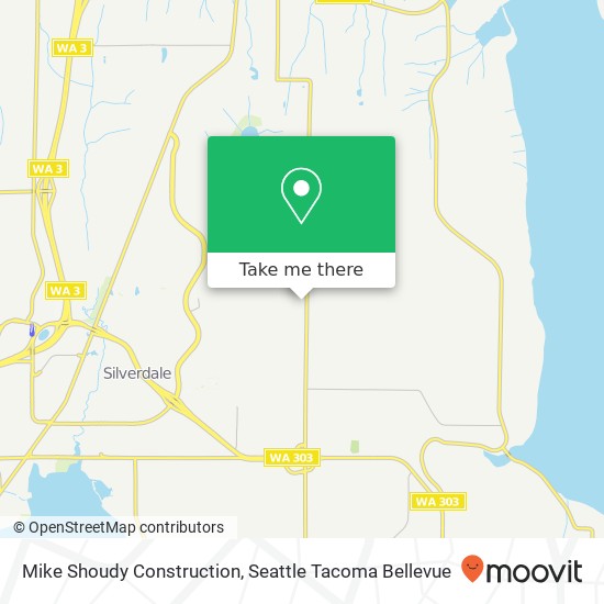 Mike Shoudy Construction map