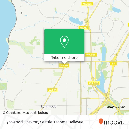 Lynnwood Chevron map