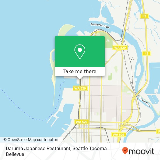 Mapa de Daruma Japanese Restaurant