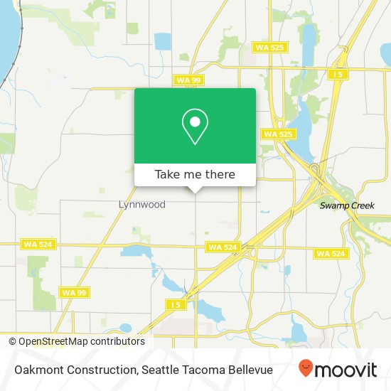 Mapa de Oakmont Construction