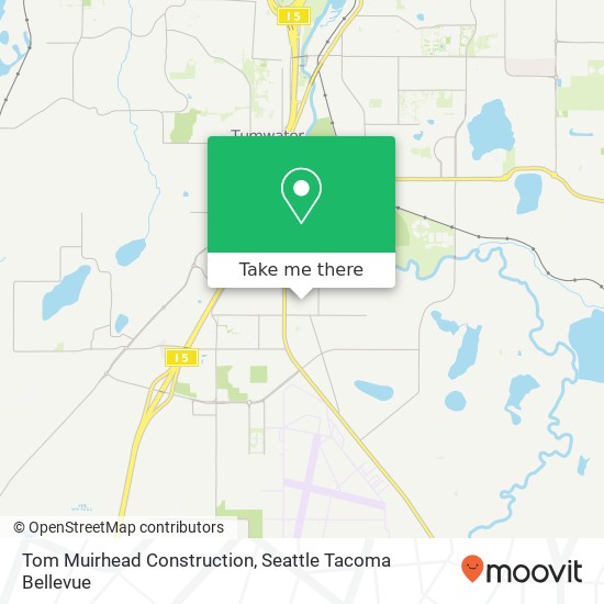 Mapa de Tom Muirhead Construction