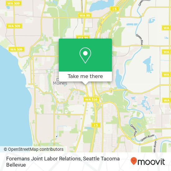 Foremans Joint Labor Relations map