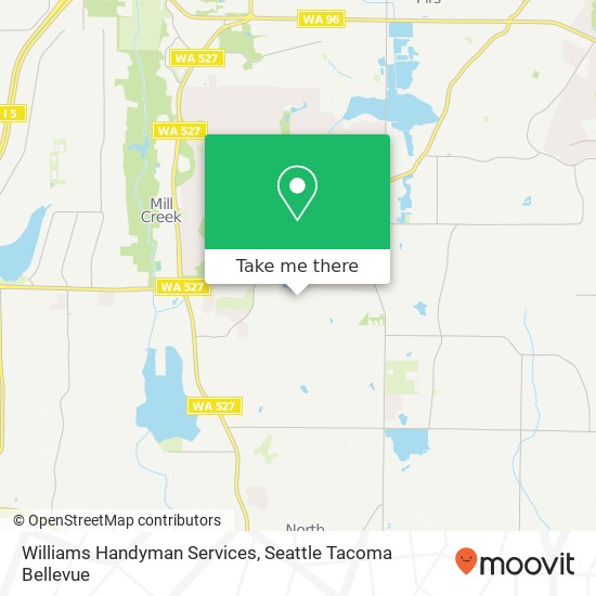 Mapa de Williams Handyman Services