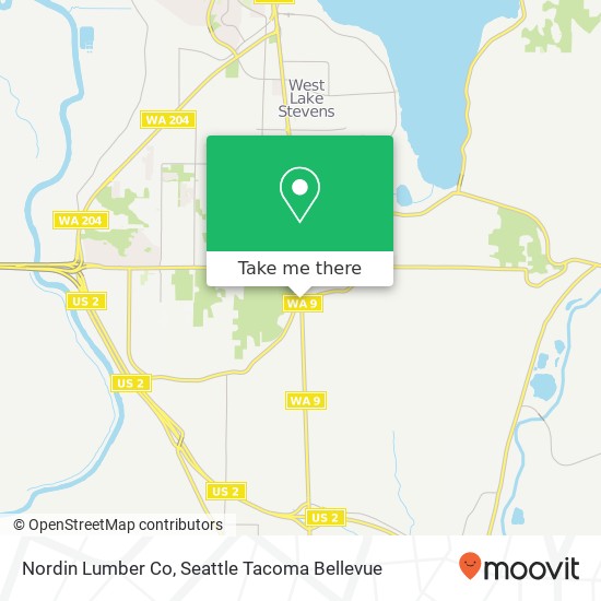 Mapa de Nordin Lumber Co