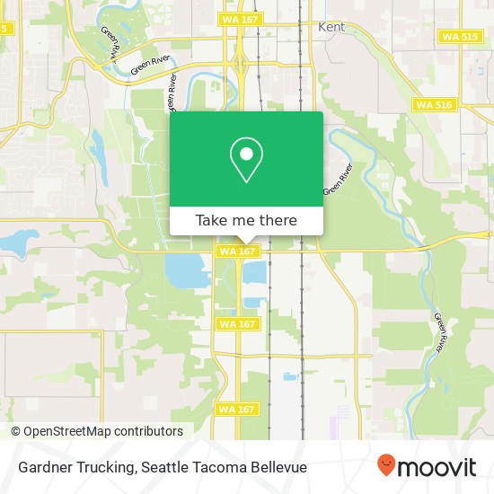 Gardner Trucking map