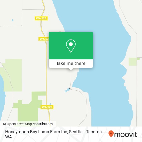 Honeymoon Bay Lama Farm Inc map