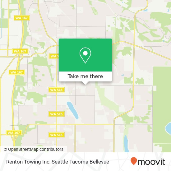 Mapa de Renton Towing Inc