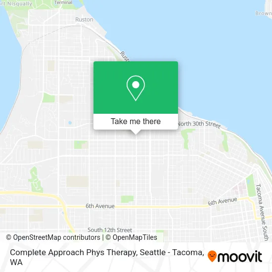 Mapa de Complete Approach Phys Therapy