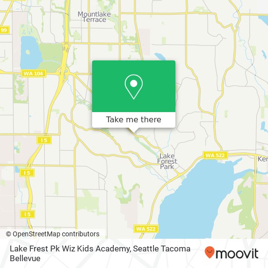 Lake Frest Pk Wiz Kids Academy map