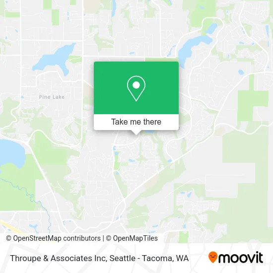 Throupe & Associates Inc map
